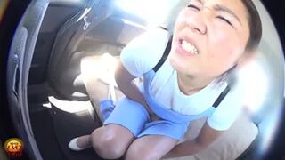 DLEE-194 02 Women wetting themselves after peeing desperation in the highway car