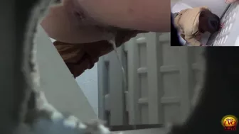 DLEE-049 02 Peephole voyeur: women peeing and farting dirty in public toilet