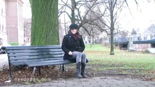 Rebekah - Amsterdam Canal Pee