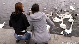Renata Vesecka & Bara Cermakova - Feeding swans