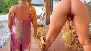 HotPissingWifey - Flooding the front porch