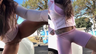 sucha_goodgirl - 1 leg up like a good girl