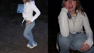finnismine - SteezyT taking a pee in the woods