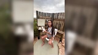 LingerieBabe1997 - Golden showers with a view