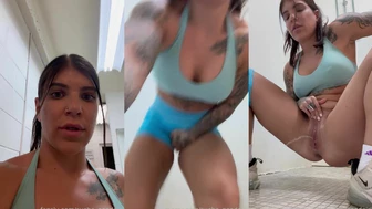 sucha_goodgirl - Super desperate locker room squirt....