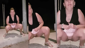 kittydiamond - Stooped on the sidewalk and pissed
