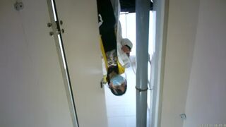 Hospital urse urinating and defecating