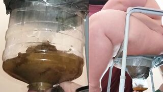 SSBBW Queen Siya - (HUGE LOADS) New SLAVE vs. Experienced TOILET