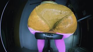 DirtyBetty - Scat Babe x Huge Diarhea Workout