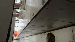 Female Hand Ditch Dry Toilet Hidden Shooting #17 82V