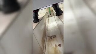 Female Hand Ditch Dry Toilet Hidden Shooting #17 82V