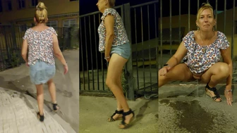kittydiamond - Quick pee in the street