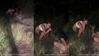 LingerieBabe1997 - Just Here Taking A Pee Outside With Nayqi...