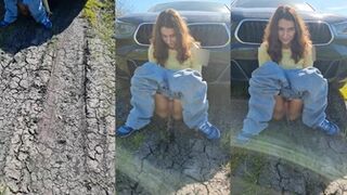 mystickate - Pissing on the side of the road
