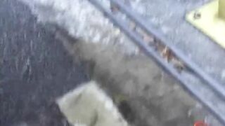 F15-22 03 Hot hips and erotic buttocks at sweet angles - outdoor pissing in half squatting position. (Invisible chair) VOL. 3