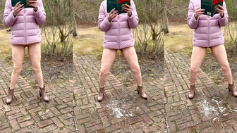 HugeBladderQueen - Pissing and not caring about it