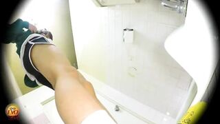 DLEE-355 05 Peeping on college girls first pee of the day