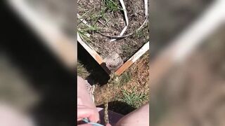 ahem6669 - The neighbor was outside doing stuff in...