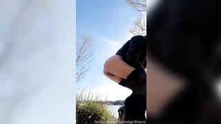 ursecretgirlfriend - New vid peeing in public in my sexy black...