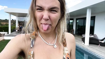 mischagoeswild - Amazing outdoors pee, with close up drips...