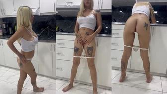 jazminvip - my boyfriend records me pissing my panties...