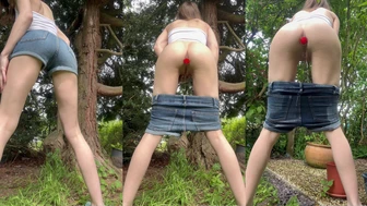 SophiaHazelnut - Perfect day to pee in denim