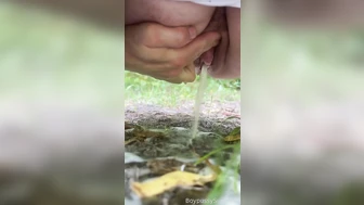 boypussysupreme - Rubbing my smooth #ftm pussy while pissing...