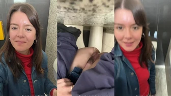 juicyygracee - Pokey public loo + filming one handed…. Did...