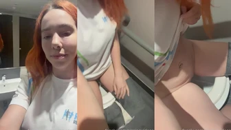 pissingvideos - First stop for a desperate #piss on the...