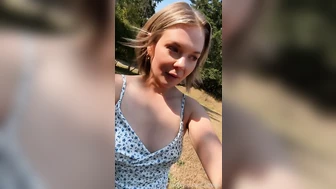 Caireen - How much do you love me peeing outside for...
