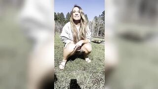 SunnySkye - I do love being outside because I can just...