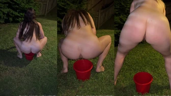 JonathanWolfe - 2 girls and a bucket! ? #fyp #lesbian #pee...