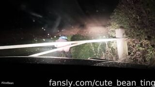 cute_bean_ting - SPY ON NATURE PEE- I jumped out of the car...