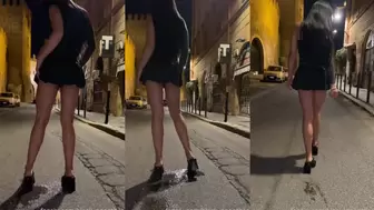 black_ppanther - Mi first pee in the night of Rome! I love...
