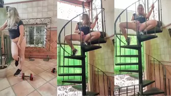 Alice_bitch - Pissing in the stairs #fyp #bbc...