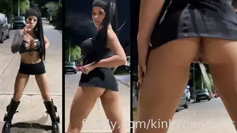 kinkypanthers - CHALLENGE 72hs PEEING ON THE STREET Part 4...