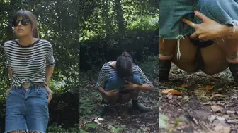 boatbunny - Peeing in the woods hoping that passing dog...