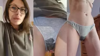 lisa69xxx - Pissing in my grey undies Not just once ......