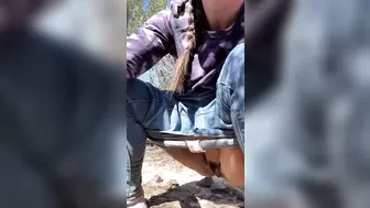 milkyweedmama - Another hike, another outdoor pee! #pee...