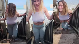 Aderesquin - I couldnt hold my pee at the beach and soaked my...