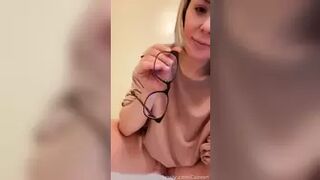Caireen - My glasses are so dirty. Do you think (pee) will...