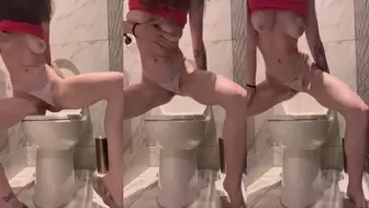 pikablizzardd - My pussy peeking out from my panty, my tits...