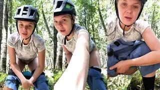Caireen - Mountain biking and I took a quick stop on the...