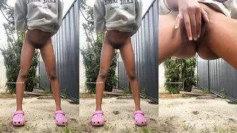 stickyandwet69 - Small piss in the sand...
