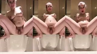 heidiv - epic squirting piss into the bath #pee #piss...