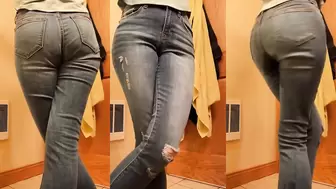 Trying To Hold It Jeans Wetting