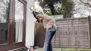 All Soaked - Honour May Pees Her Jeans
