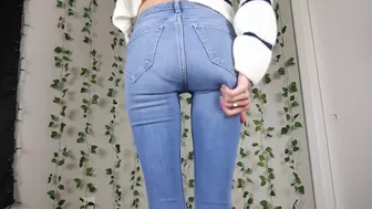 Liz Raw - Upclose Double Jeans Wetting