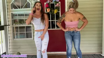 Misty & Kendra - Pants Wetting At The House Showing