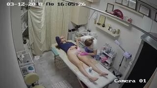 Hacked IP camera in the office of female cosmetology